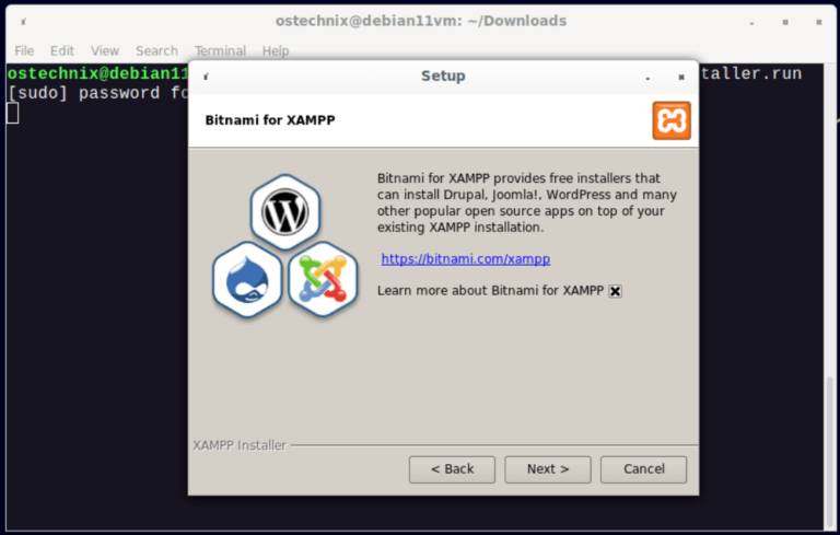 fix xampp linux installation