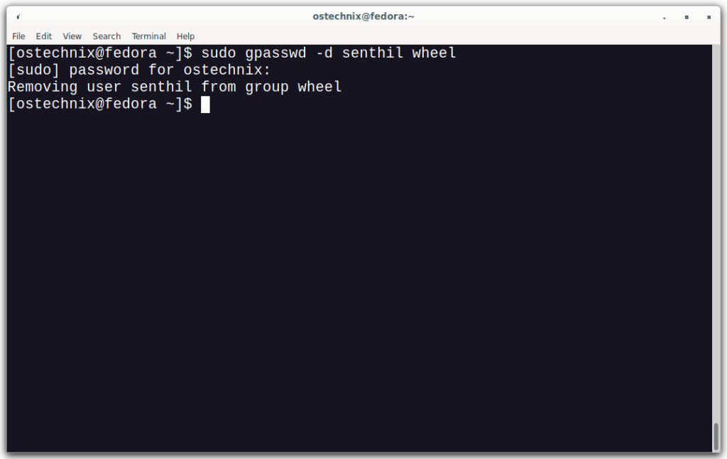 Add, Delete And Grant Sudo Privileges To Users In Fedora 38 - OSTechNix