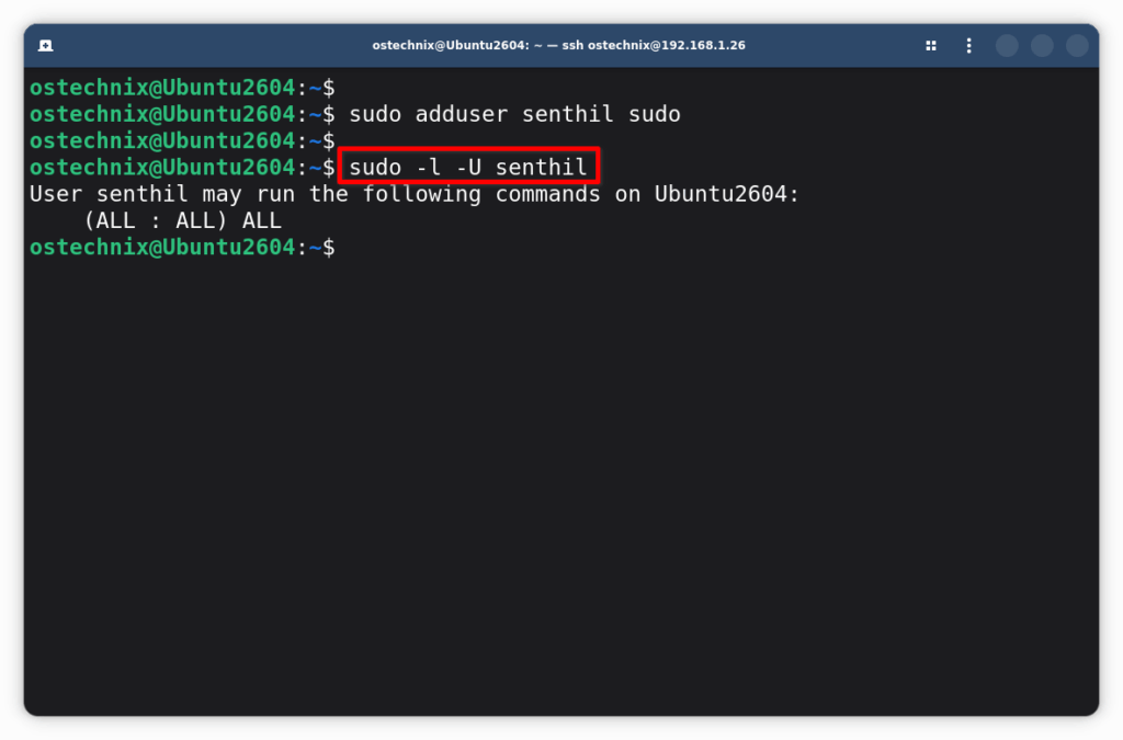 Verify if an User is Added to Sudo Group in Ubuntu Linux Verify if an User is Added to Sudo Group in Ubuntu Linux