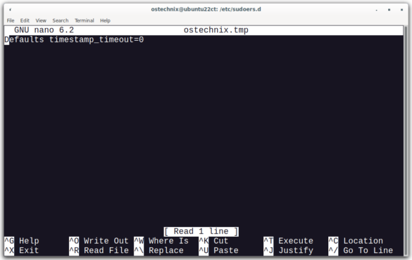 How To Force Sudo Password Authentication In Linux - OSTechNix