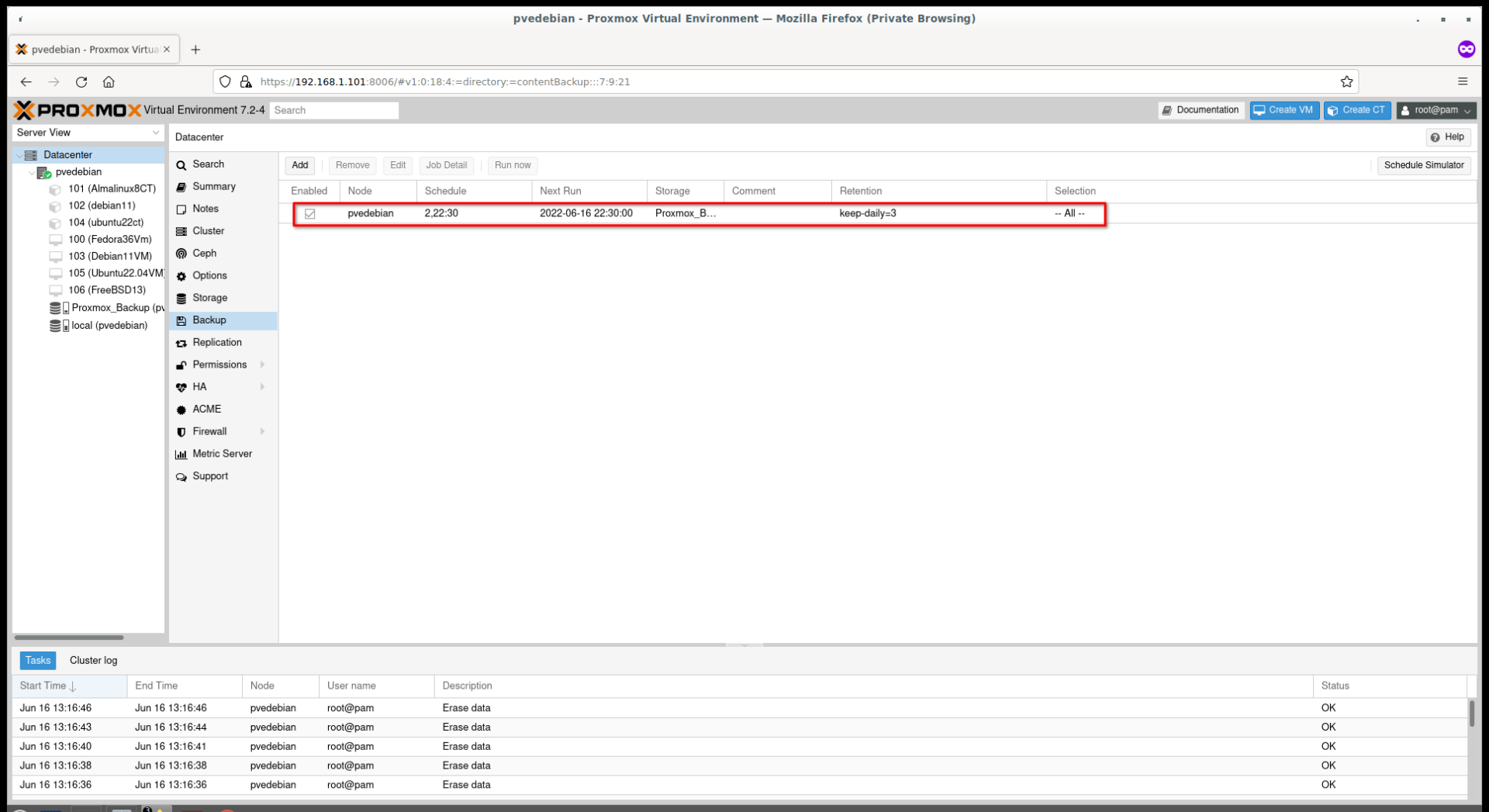 Backup Proxmox Containers And VMs To USB Drive OSTechNix