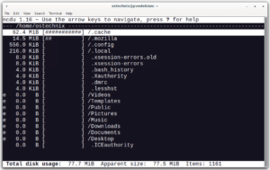 Check Disk Space Usage In Linux Using Ncdu - OSTechNix