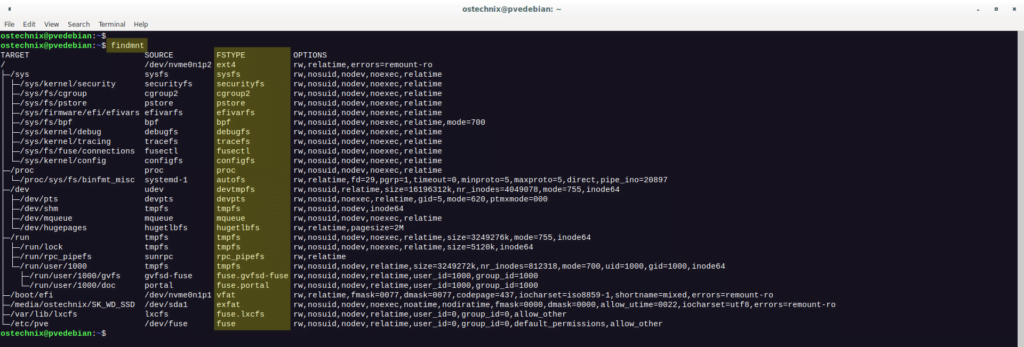 How To Find Filesystem Types In Linux - OSTechNix
