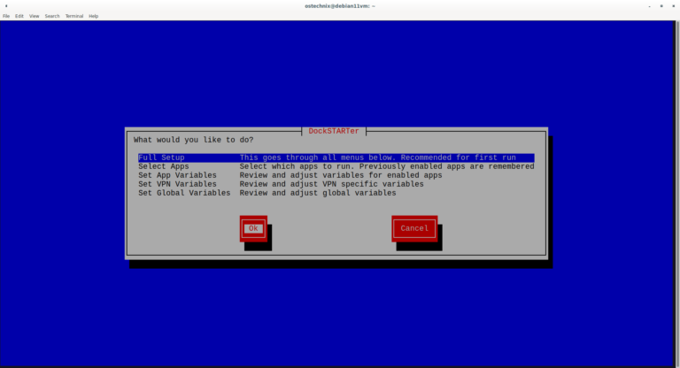 Setup Docker And Docker Compose With DockSTARTer - OSTechNix