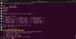 reset windows 10 password with linux live cd