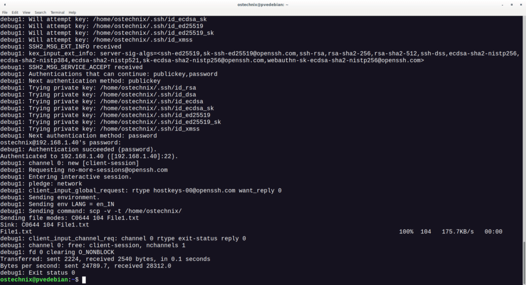 How To Securely Transfer Files With SCP In Linux - OSTechNix