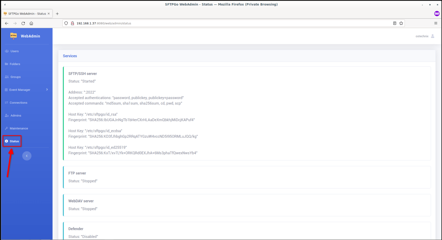 Setup SFTP Server With SFTPGo In Linux - OSTechNix