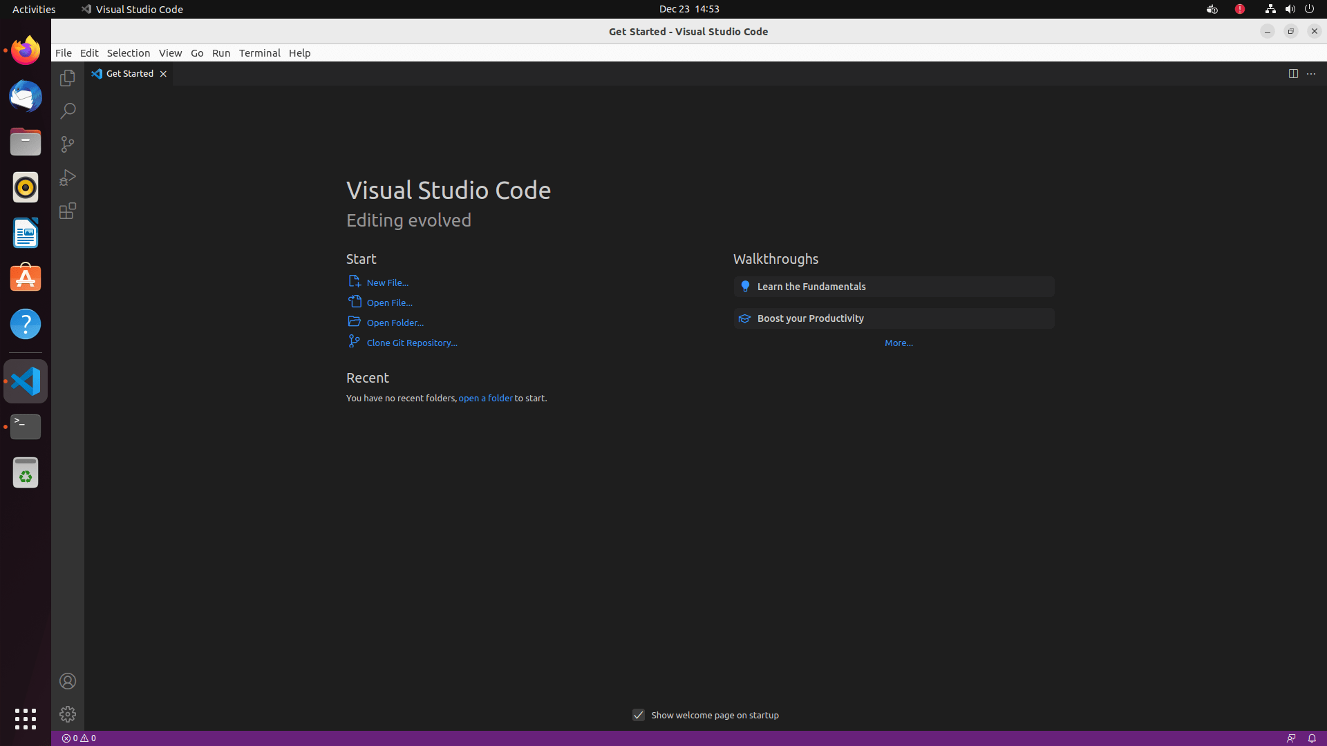 Getting started with Visual Studio