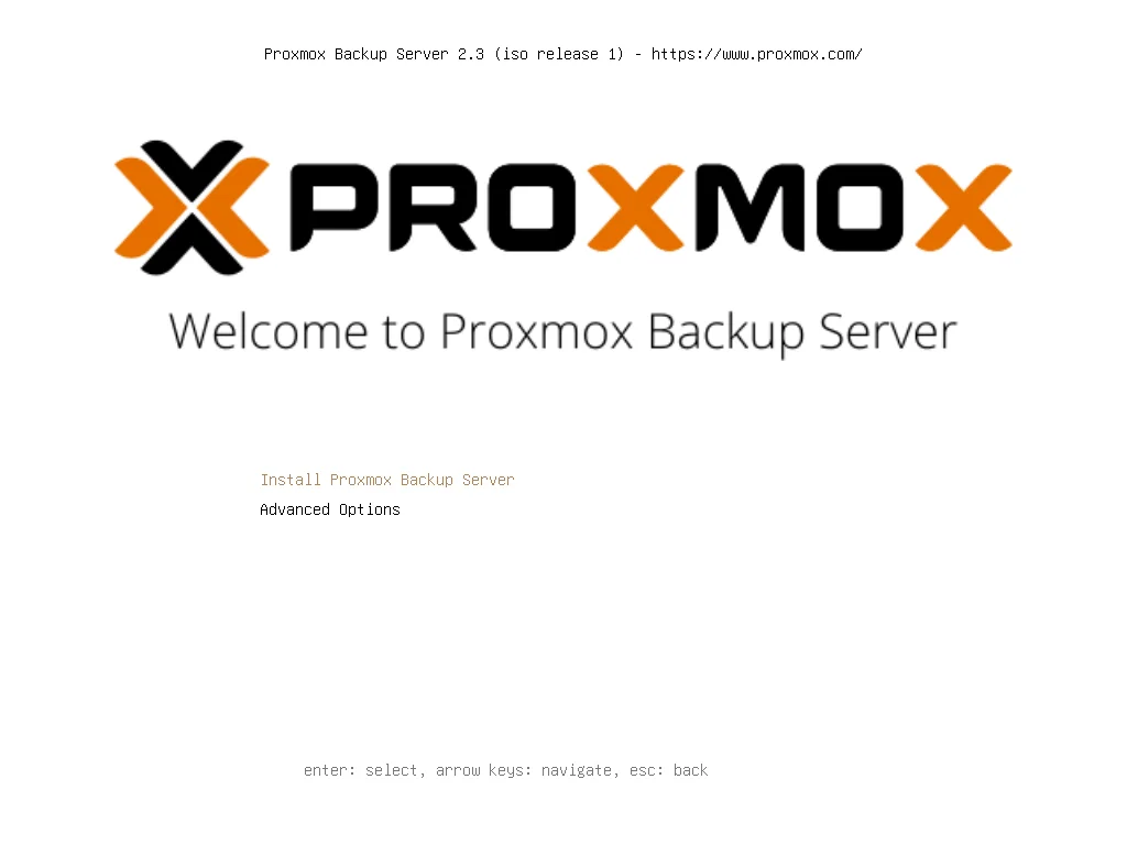 Install Proxmox Backup Server Install Proxmox Backup Server