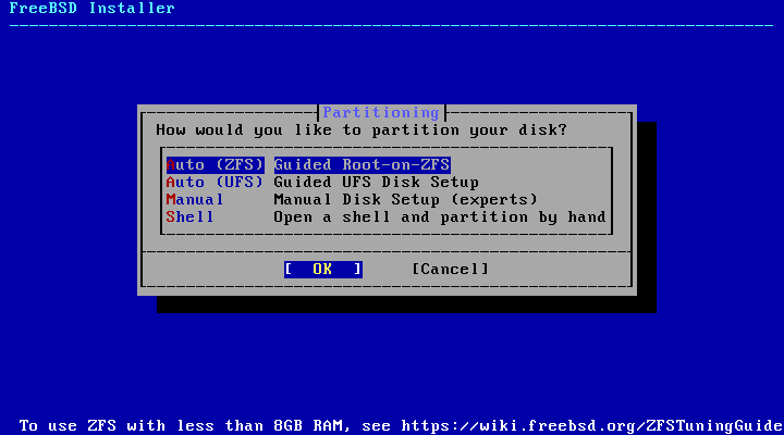 Choose Partitioning Method Choose Partitioning Method