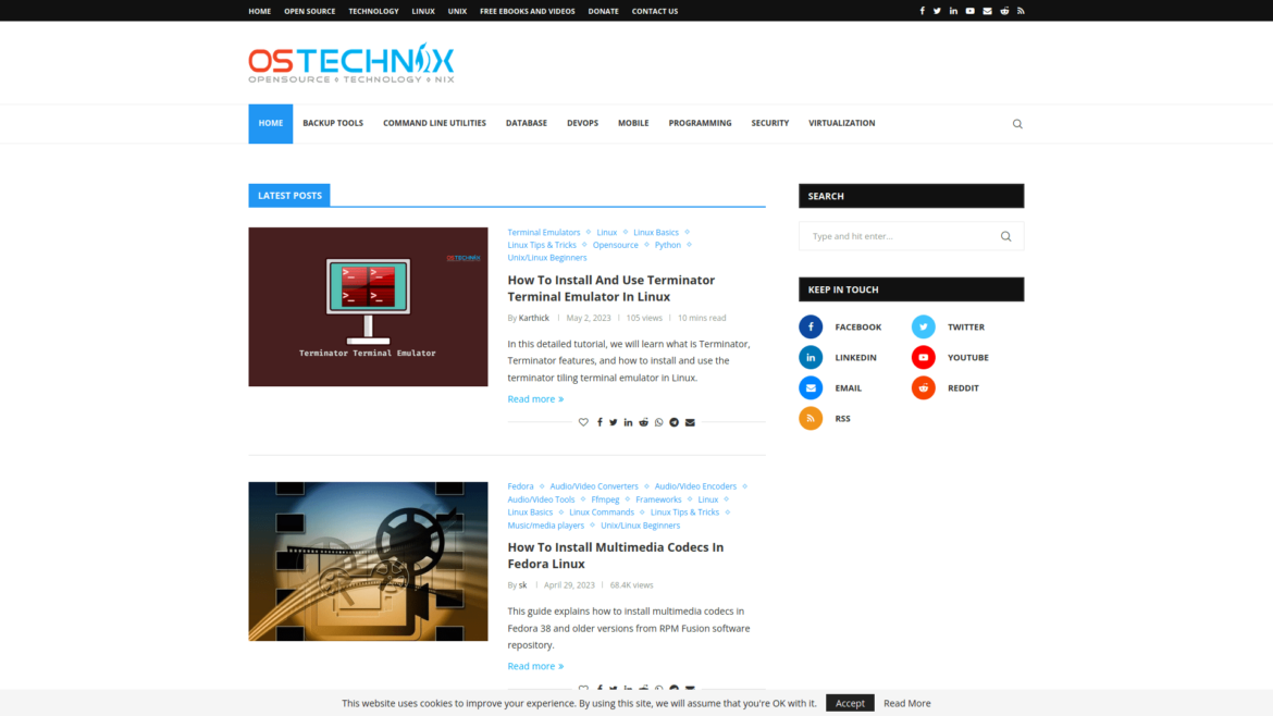 Launch Web Browsers In Kiosk Mode (Full Screen) OSTechNix