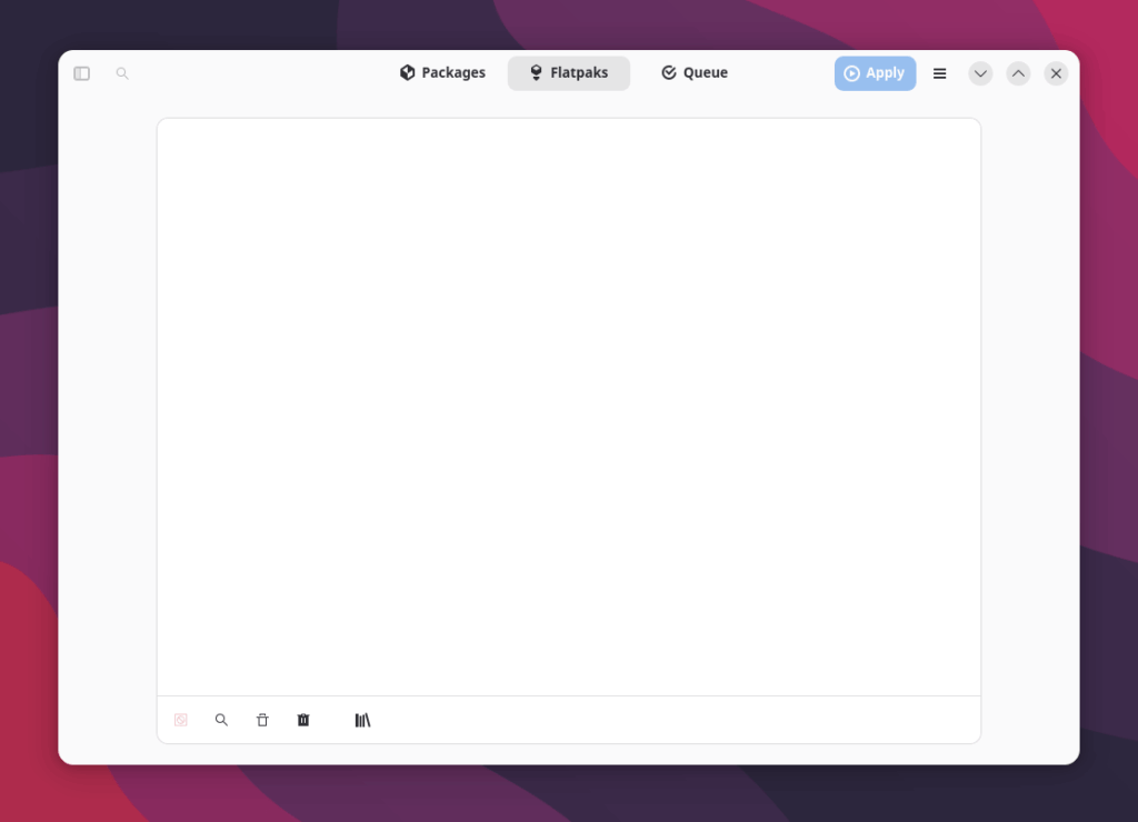 Show Flatpaks in Yumex-ng