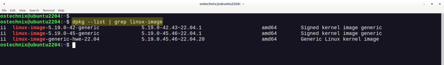 How To Check All Installed Linux Kernels - OSTechNix