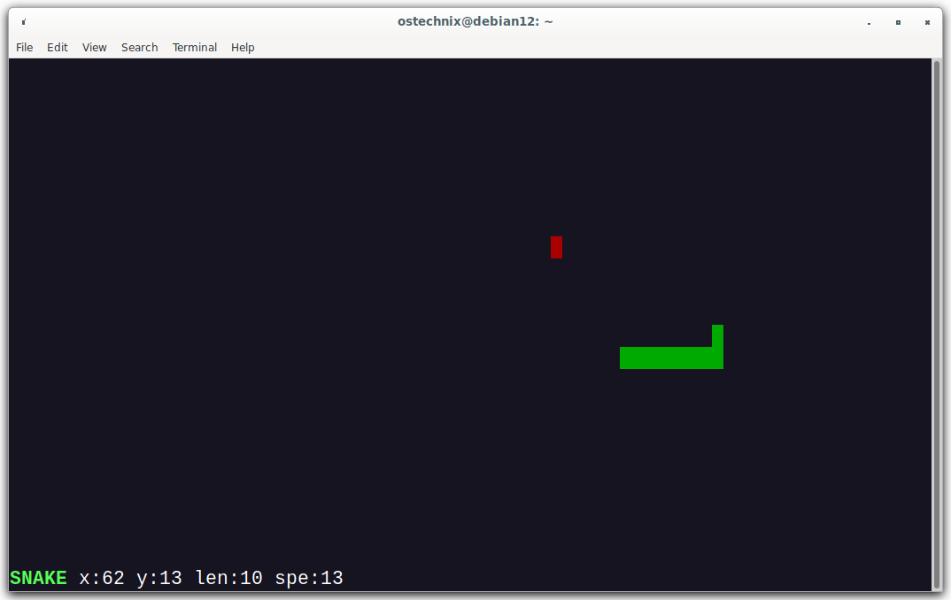 How To Play The Classic Snake Game In Linux Terminal - OSTechNix