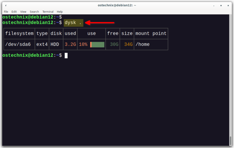 How To Get Linux Filesystems Information Using Dysk Utility - OSTechNix