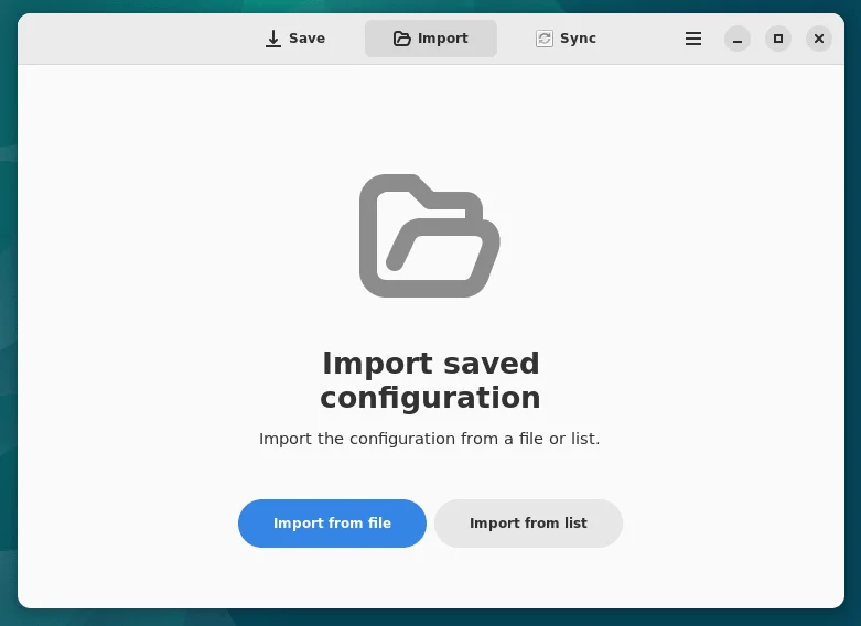 Ripristina le impostazioni di configurazione del desktop con l'app SaveDesktop