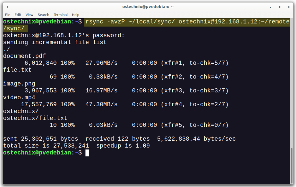 Synchronize Local And Remote Directories Using Rsync In Linux - OSTechNix