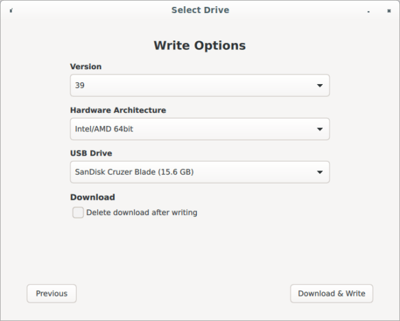How To Create Fedora Bootable USB With Fedora Media Writer - OSTechNix