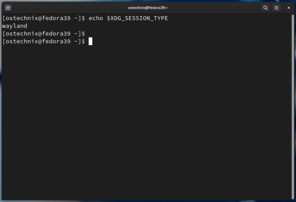 Check If You're Running Wayland Or X11 Display Server In Linux - OSTechNix
