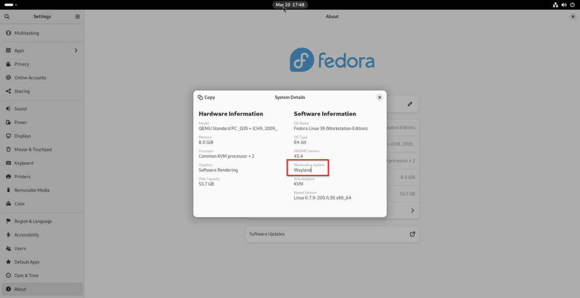 Check If You're Running Wayland Or X11 Display Server In Linux OSTechNix