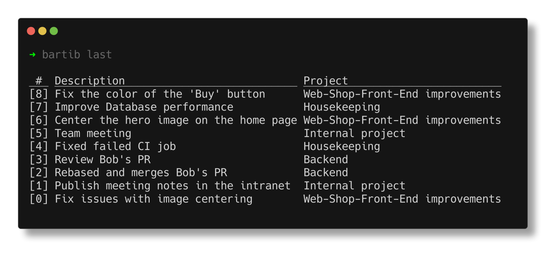 How To Track Your Time In Linux With Bartib - OSTechNix