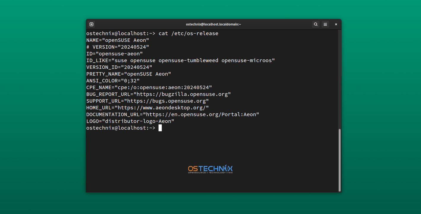openSUSE Aeon - A Lazy Developer’s Dream OS - OSTechNix