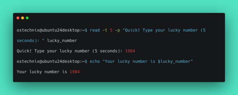 Create Interactive Bash Scripts With Yes, No, Cancel Prompt - OSTechNix