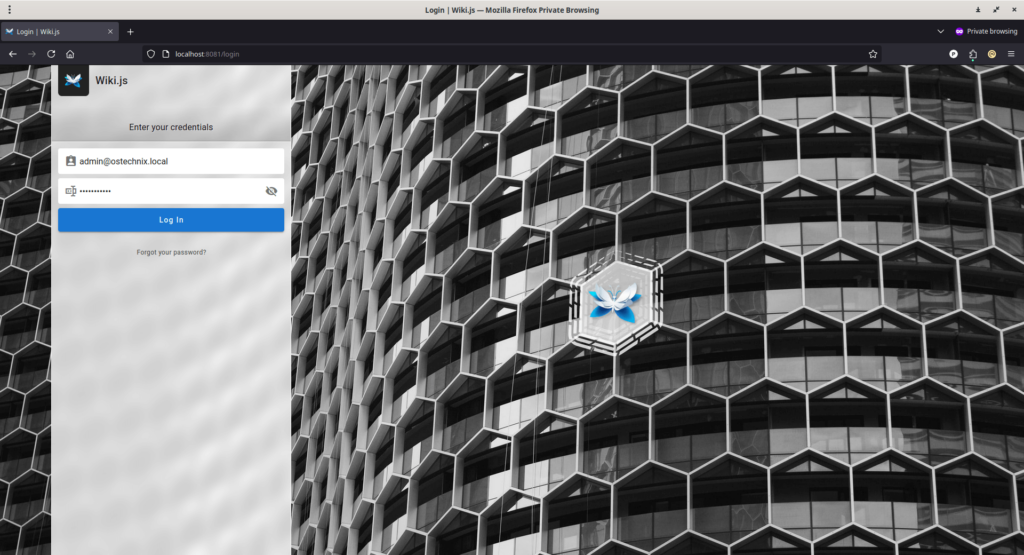 Login to Wiki.js Login to Wiki.js