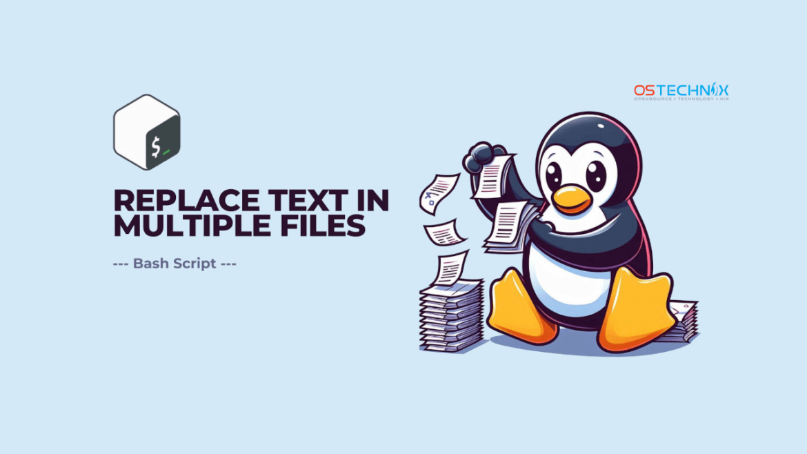 Replace Text in Multiple Files Using Bash Script