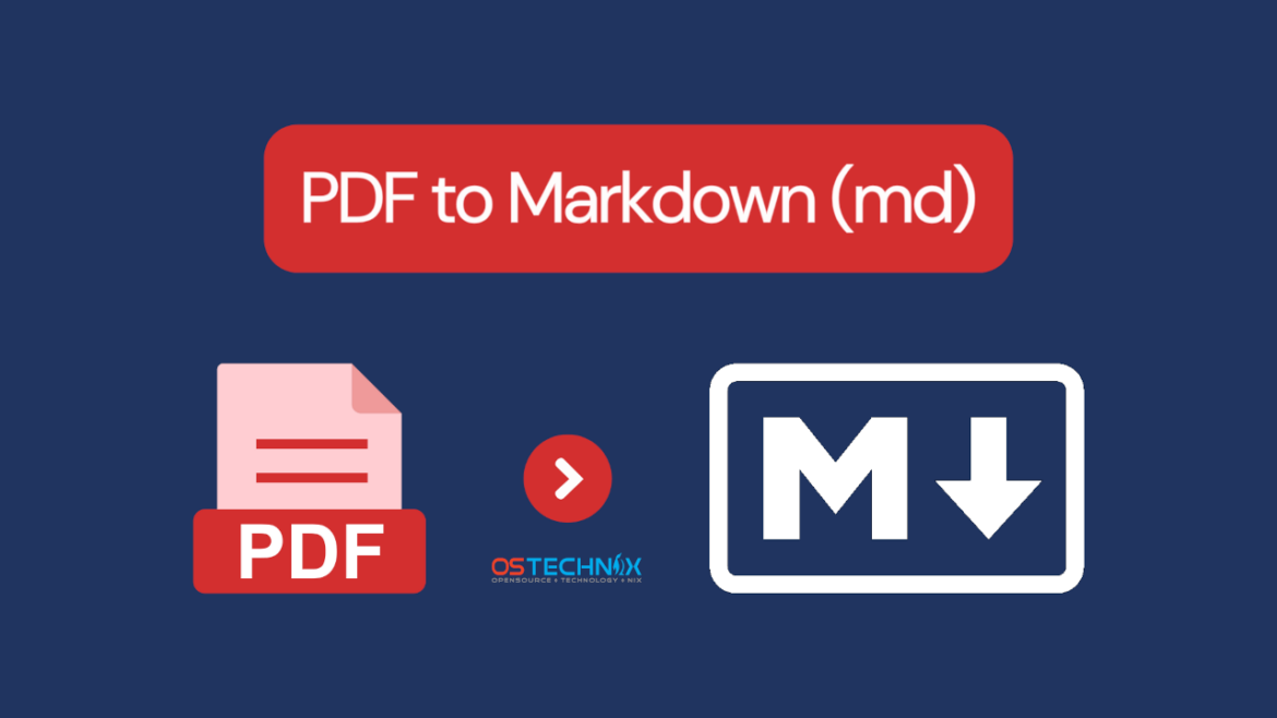 Convert PDF to Markdown in Linux