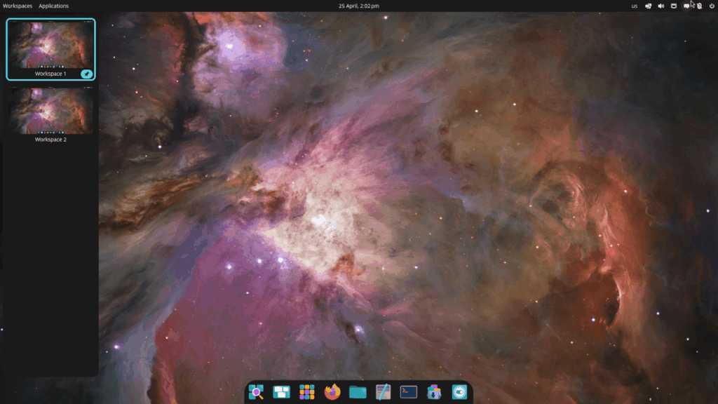Pinning Workspaces in COSMIC Pinning Workspaces in COSMIC