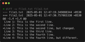How to Compare Files Line by Line Using diff Command in Linux - OSTechNix