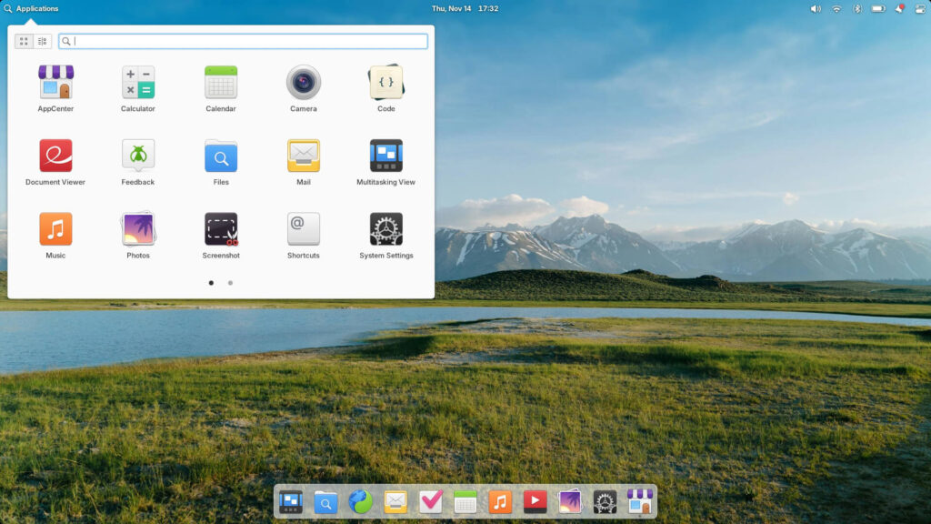 elementary OS Desktop elementary OS Desktop