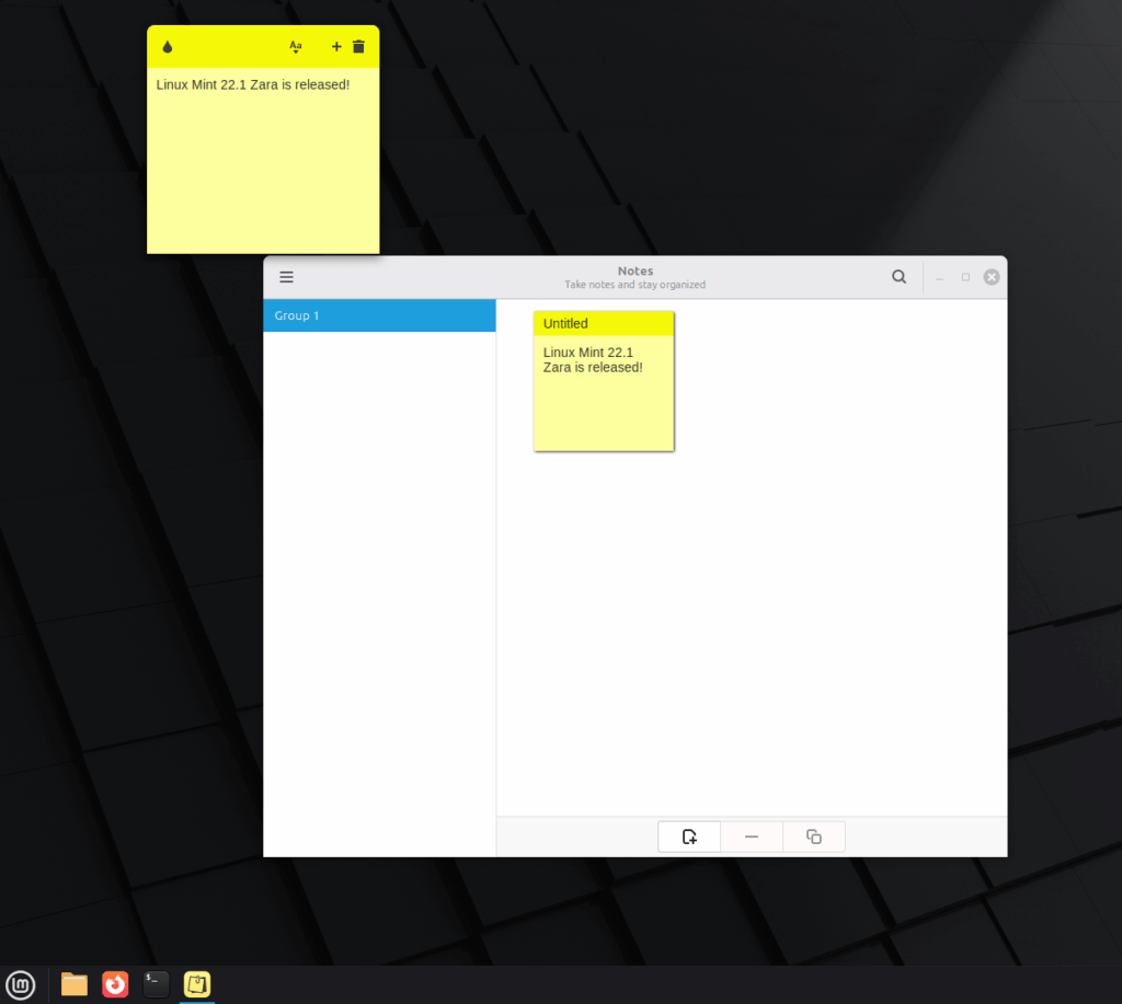 Sticky Notes