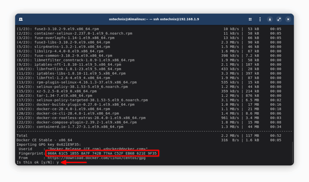 Install Docker In CentOS, AlmaLinux, and Rocky Linux