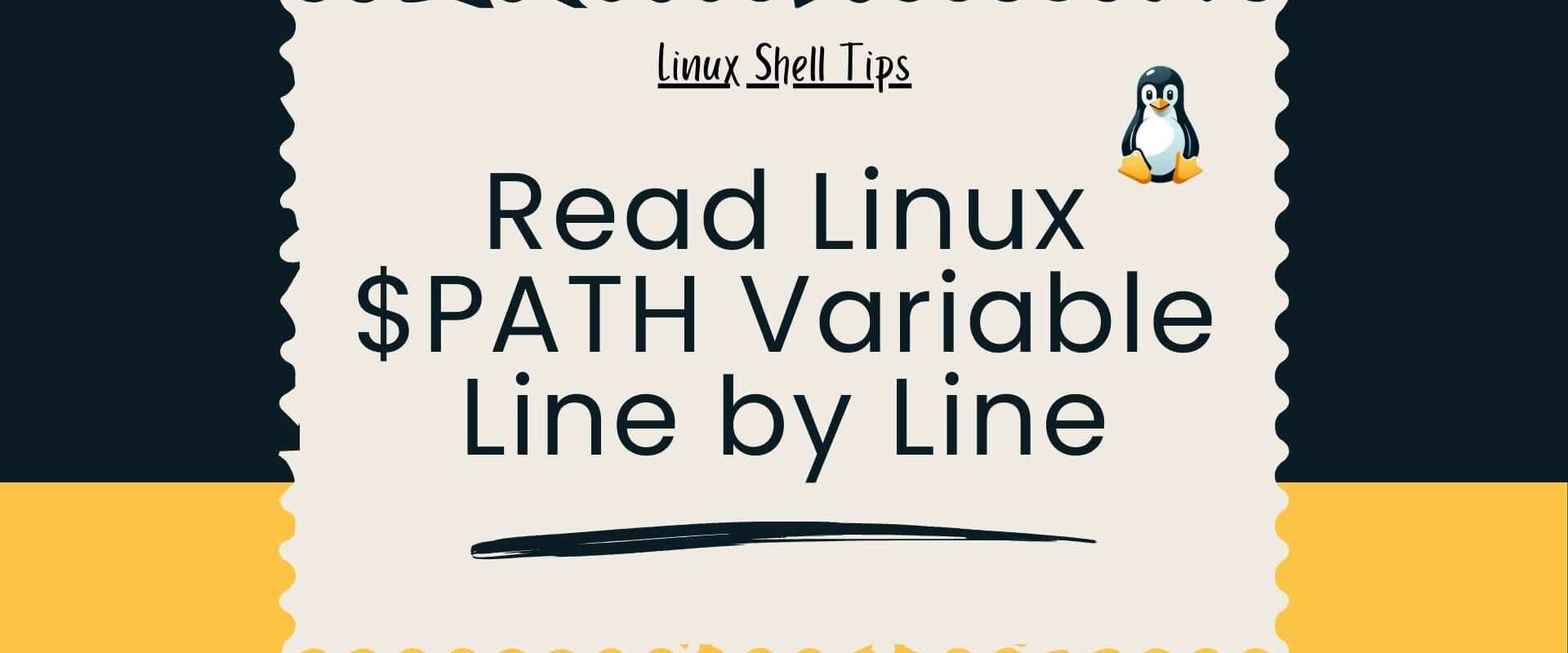 Read Linux PATH Variable Line by Line