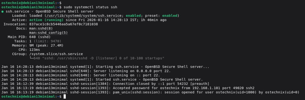 Check SSH Service Status Check SSH Service Status