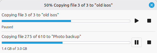 File Operations Pause and Resume in Nemo File Manager File Operations Pause and Resume in Nemo File Manager