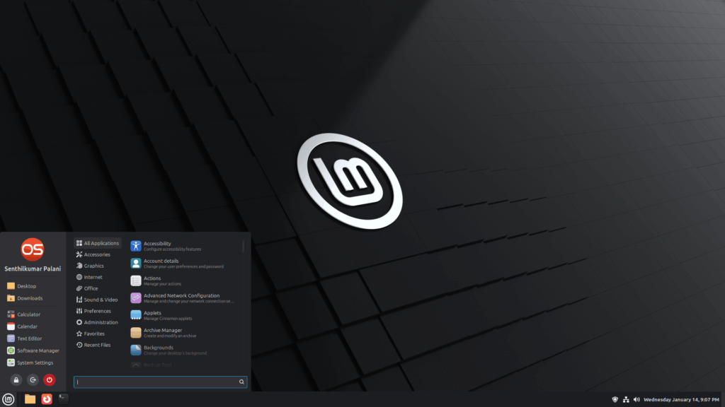 Linux Mint 22.3 Zena Cinnamon Edition Linux Mint 22.3 Zena Cinnamon Edition