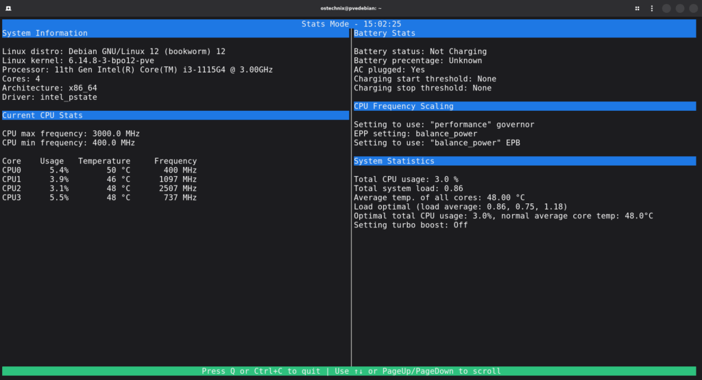 auto-cpufreq: Automatic CPU speed and power optimizer for Linux auto-cpufreq: Automatic CPU speed and power optimizer for Linux