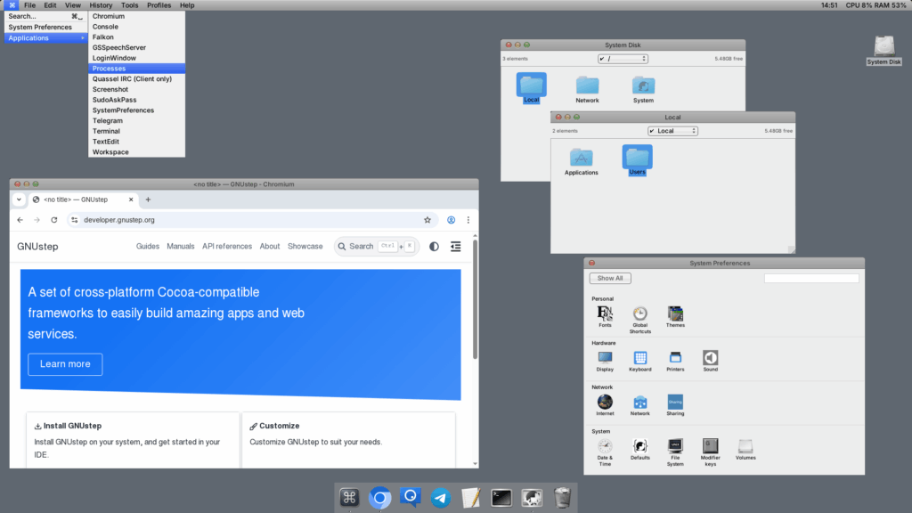 Gershwin Desktop Environment Gershwin Desktop Environment