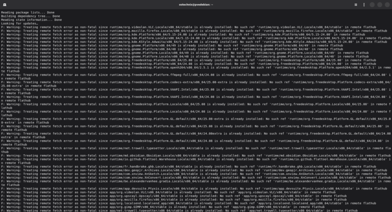 Fix Flatpak "No Such Ref in Remote Flathub" Error [SOLVED] - OSTechNix