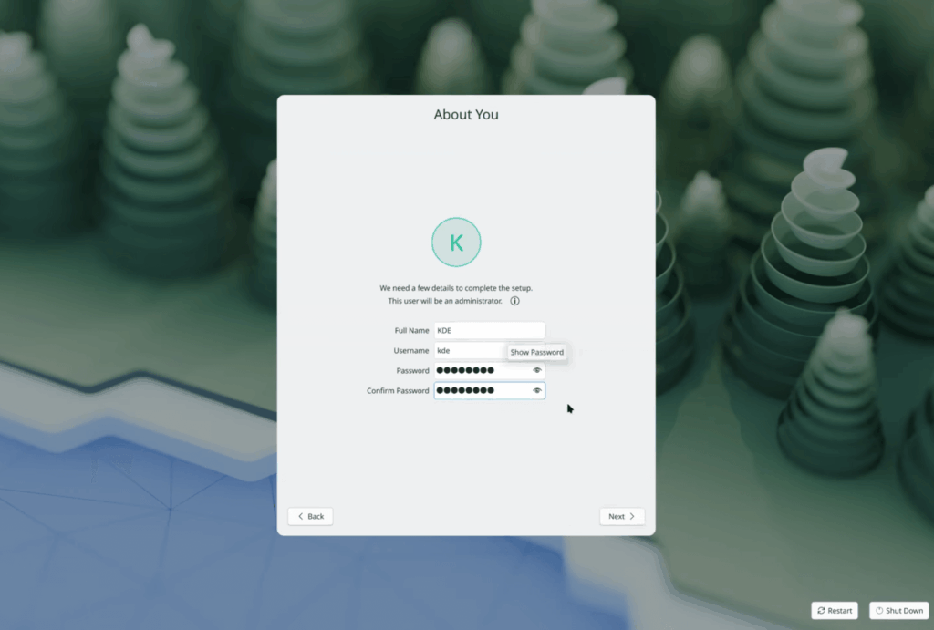 Plasma Setup Wizard Plasma Setup Wizard