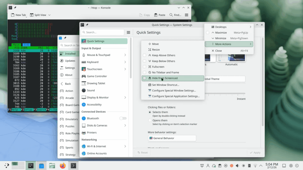 Window Exclusion from Capture in Plasma 6.6 Window Exclusion from Capture in Plasma 6.6
