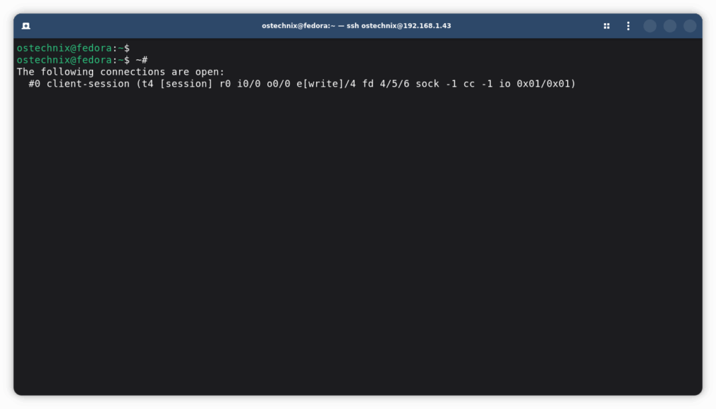List Active Port Forwarding List Active Port Forwarding