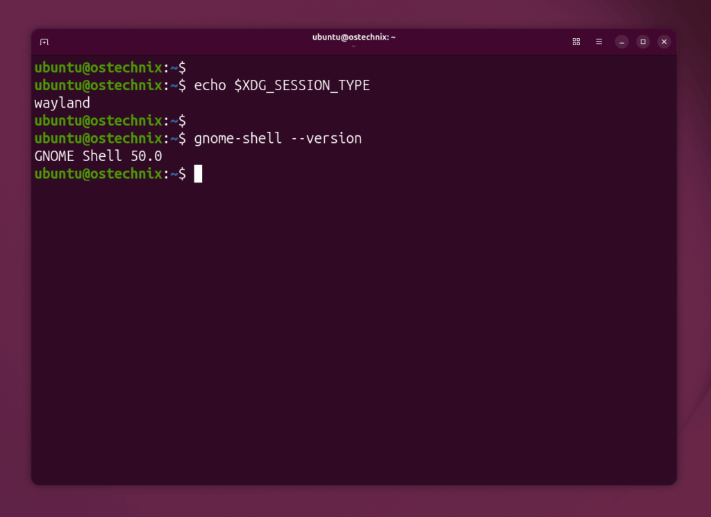 Wayland Is Now the Default and Only Option in Ubuntu 26.04 LTS Wayland Is Now the Default and Only Option in Ubuntu 26.04 LTS