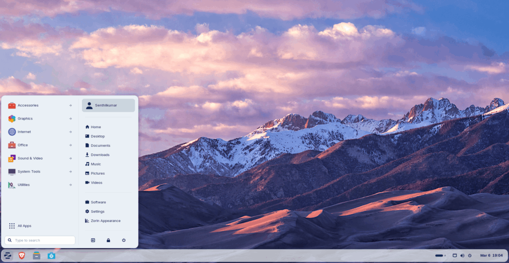 Zorin OS 18 Desktop