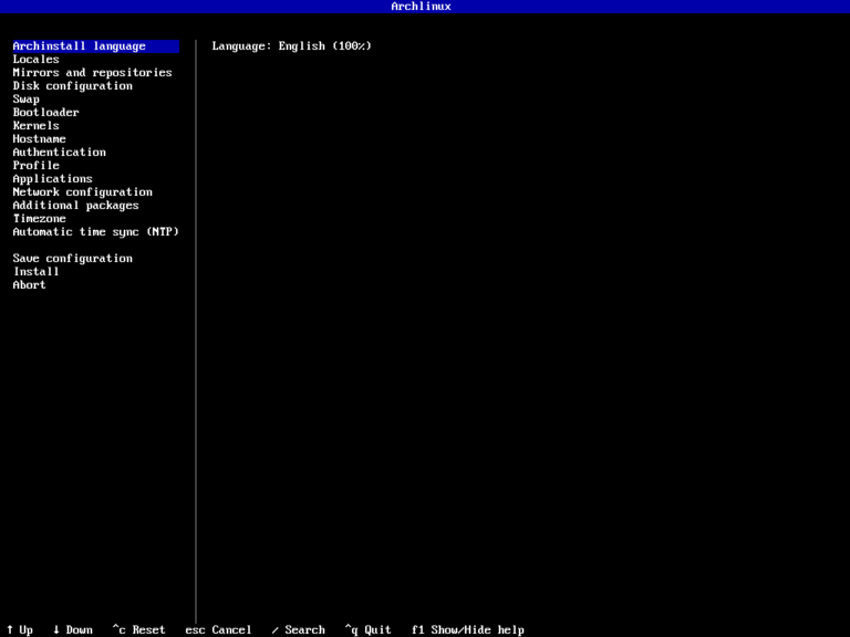 Install Arch Linux with Archinstall Textual UI Step-by-Step - OSTechNix
