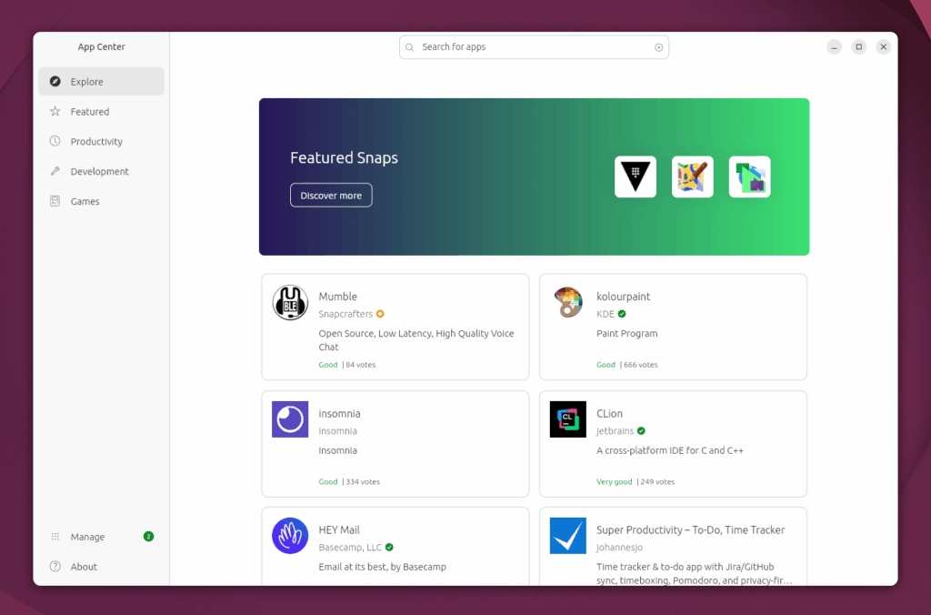 Ubuntu App Center Ubuntu App Center