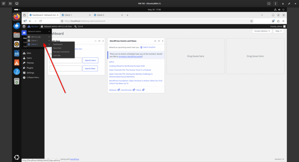 Access Subsites in WordPress Multisite Installation Access Subsites in WordPress Multisite Installation